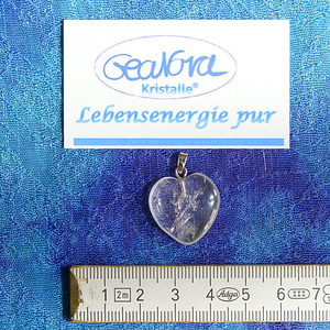 GeaNova-Kristall®-Kettenanhänger Herz