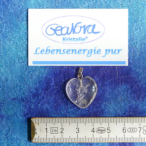 GeaNova-Kristall®-Kettenanhänger Herz