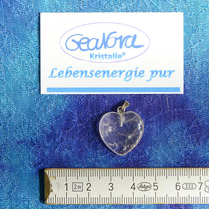 GeaNova-Kristall®-Kettenanhänger Herz