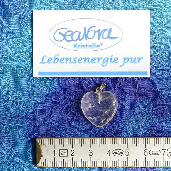 GeaNova-Kristall®-Kettenanhänger Herz