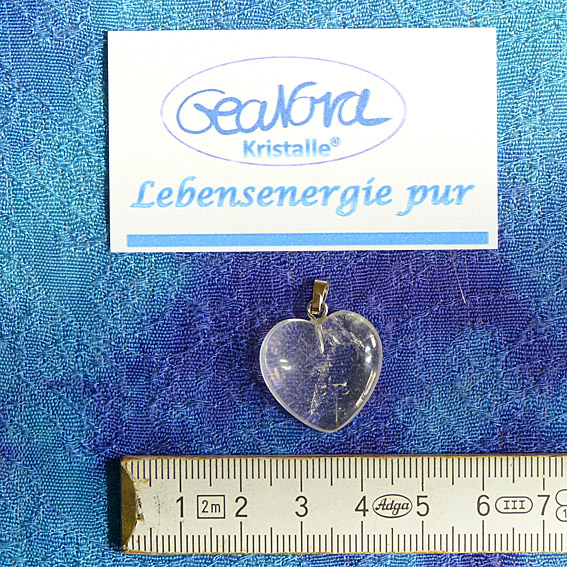 GeaNova-Kristall®-Kettenanhänger Herz