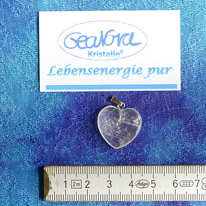 GeaNova-Kristall®-Kettenanhänger Herz