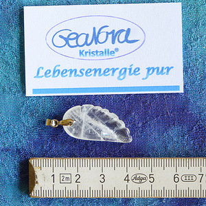 GeaNova-Kristall-Kettenanhänger Engelsflügel
