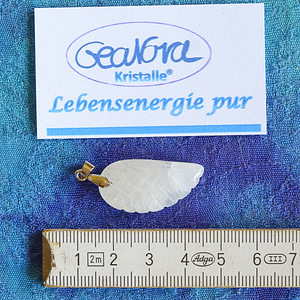 GeaNova-Kristall-Kettenanhänger Engelsflügel 218