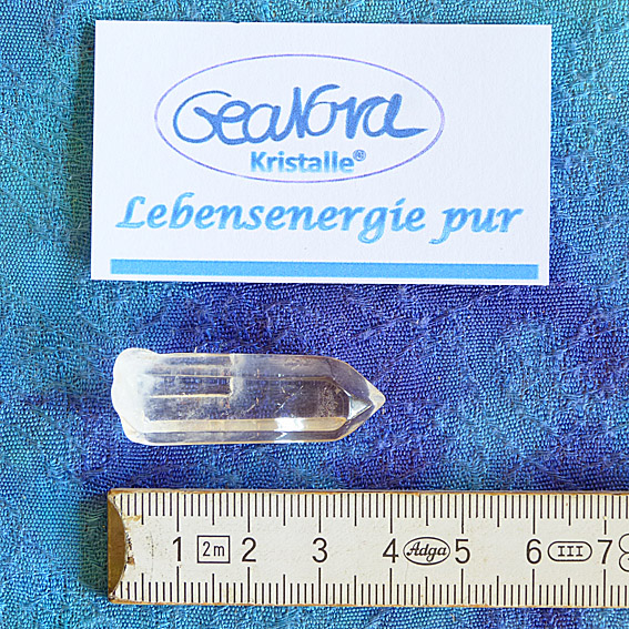 GeaNova-Kristall® - Rohkristallspitze klar - Einzelstück