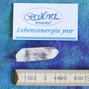 GeaNova-Kristall® - Rohkristallspitze klar - Einzelstück