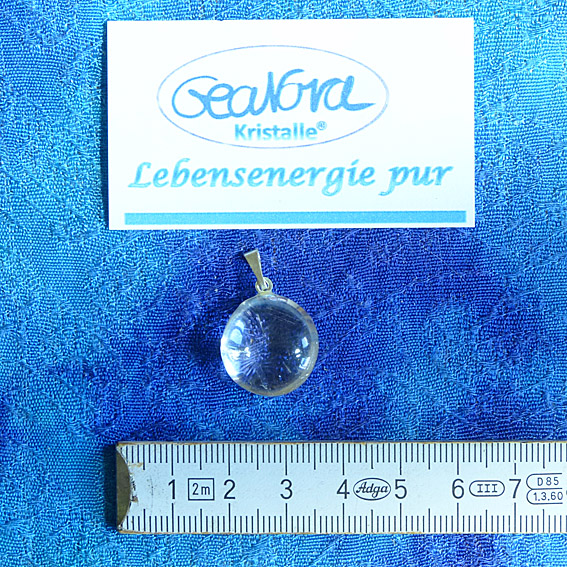 GeaNova-Kristall®-Kettenanhänger oval AAA 249
