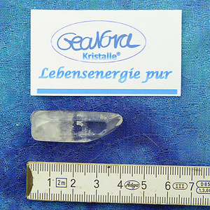 GeaNova-Kristall® - Rohkristallspitze klar - Einzelstück