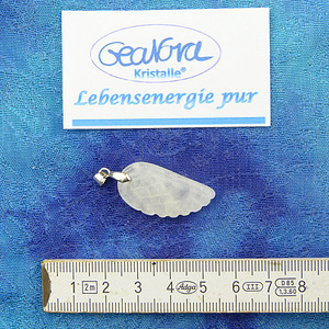 GeaNova-Kristall®-Kettenanhänger Engelsflügel