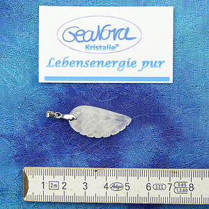 GeaNova-Kristall®-Kettenanhänger Engelsflügel