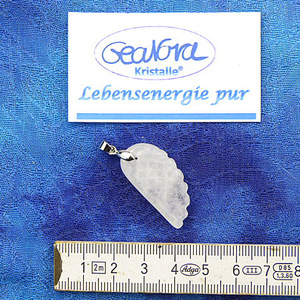 GeaNova-Kristall®-Kettenanhänger Engelsflügel