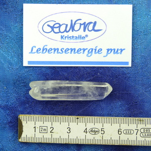 GeaNova-Kristall® - Bergkristallspitze klar - poliert - Einzelstück