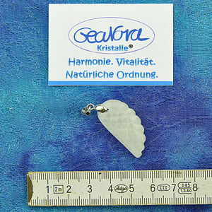 GeaNova-Kristall®-Kettenanhänger Engelsflügel