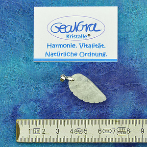 GeaNova-Kristall®-Kettenanhänger Engelsflügel