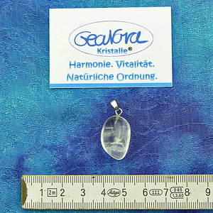 GeaNova-Kristall®-Kettenanhänger Tropfen AA+